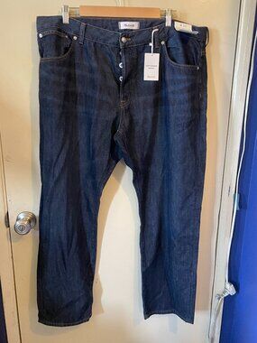 NWT Madewell The Curvy Dean Easy Straight Jean in Softdrape Denim